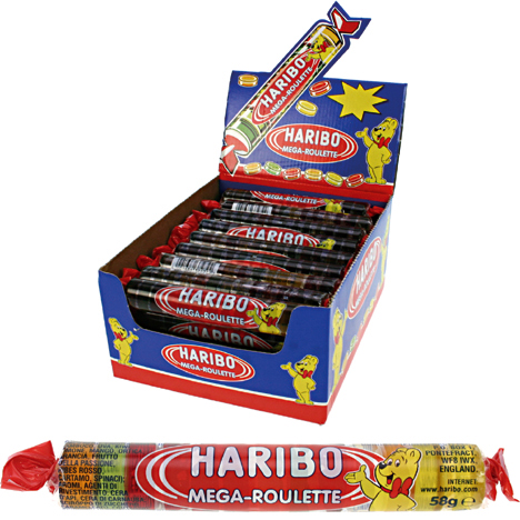 Food Haribo Mega Roulette 45g Frucht