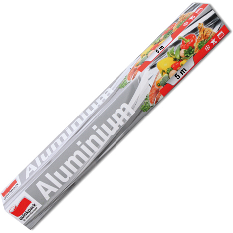 Alufolie 30cm breit 5m im Karton, 10my