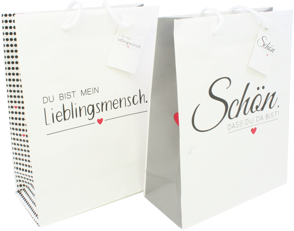 Geschenktasche A5 Papier Lieblingsmensch