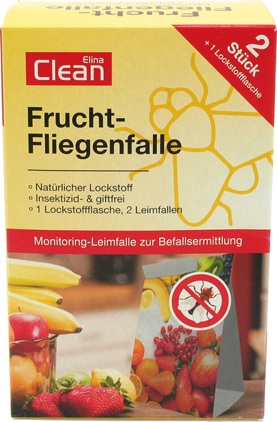 Fliegenfänger 3tlg Fruchtfliegenfalle Monitoring