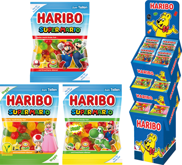 Food Haribo 175/160g "Super Mario" 146er Display