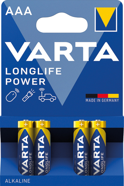 Batterie VARTA Micro AAA 4er Longlife Power Alkal