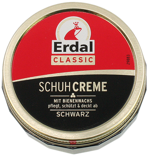 ERDAL Schuhcreme Dose schwarz 75ml