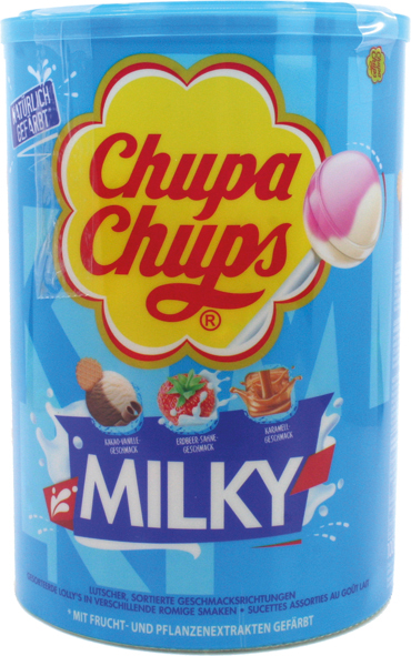 Food Chupa Chups Milky 100er 1200g Dose