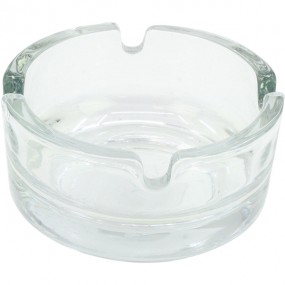 Aschenbecher Glas klein 7x3,5cm transparent