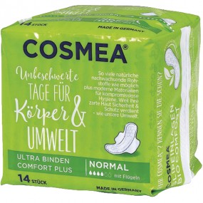 Damenbinde Cosmea Ultra Normal Plus 14er