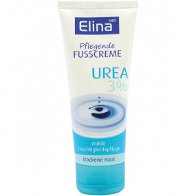 Elina Urea 3% Fußcreme 75ml sensitive in Tube