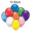 Luftballons 10er je 22cm Durchmesser