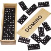 Domino in Holzbox 16x5cm mit Spielanleitung