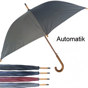 Regenschirm 90cm Stock Automatik 4 Farb.sort.