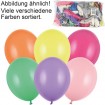 Luftballons ca. 70Stk Farben sortiert im Beutel